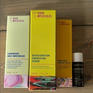 Good Molecules Skincare Trio - Yellow and Black- brand new in the box
